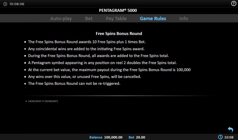 Free Spin Feature Rules