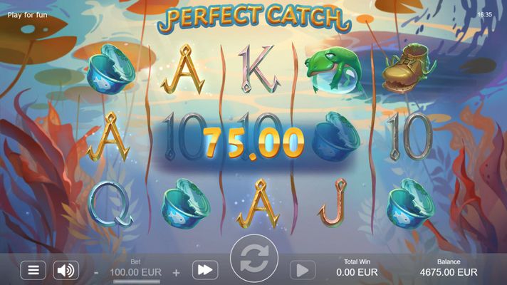Perfect Catch :: Free Spins Game Board