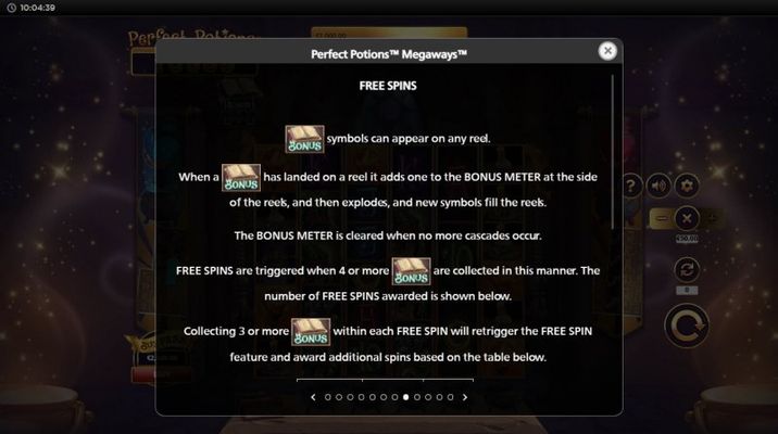 Free Spin Feature Rules