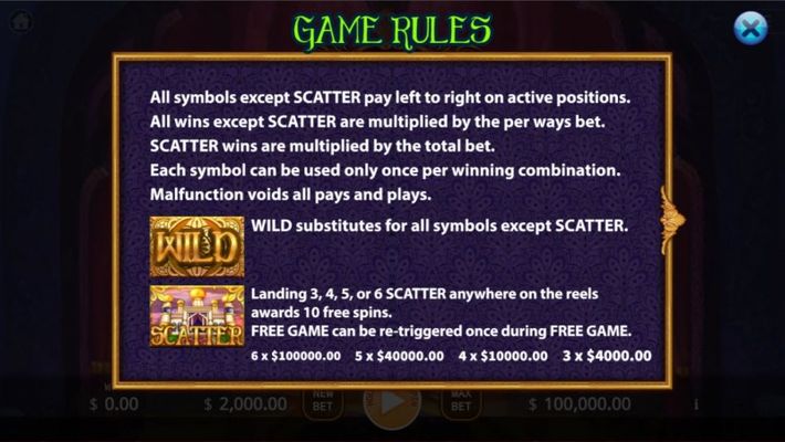 Wild and Scatter Rules