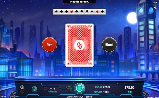 Black or Red Gamble Feature