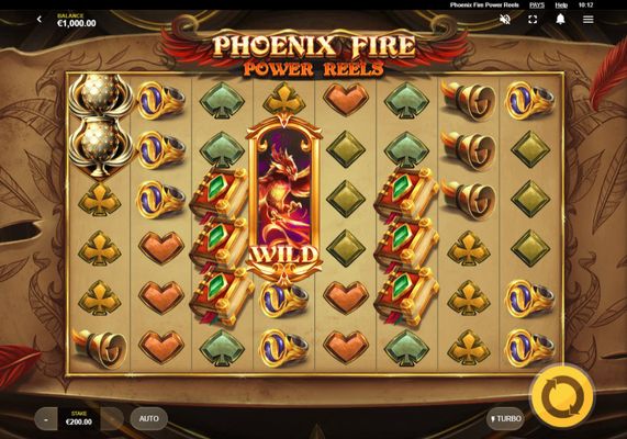 Phoenix Fire Power Reels :: Main Game Board