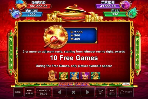 Phoenix Fortune :: Free Spins Rules
