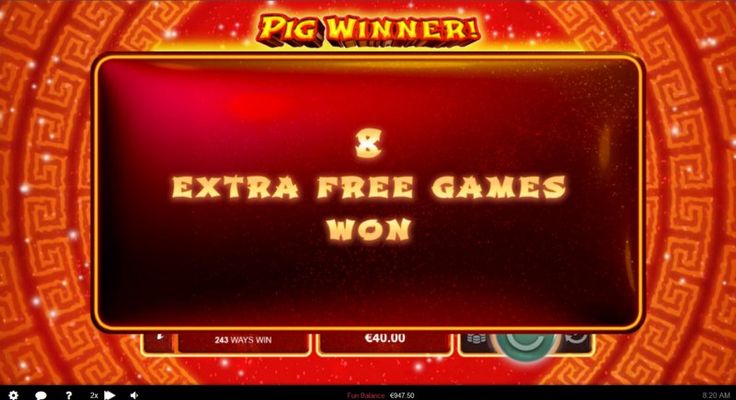 Pig Winner :: Extra free games won