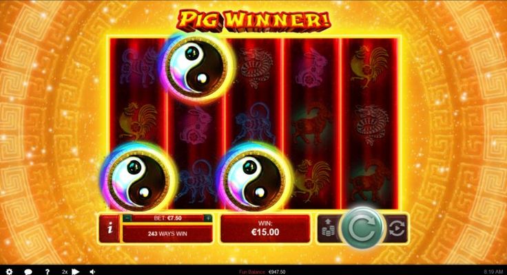 Scatter symbols triggers the free spins bonus feature