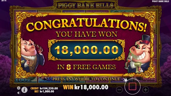 Total Free Spins Payout