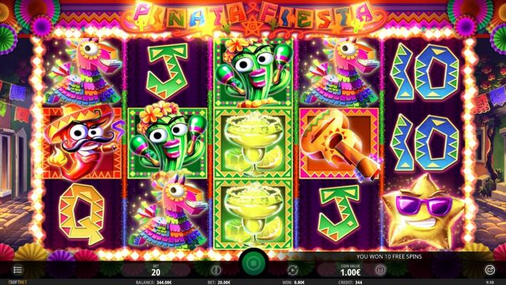 Scatter symbols triggers the free spins feature