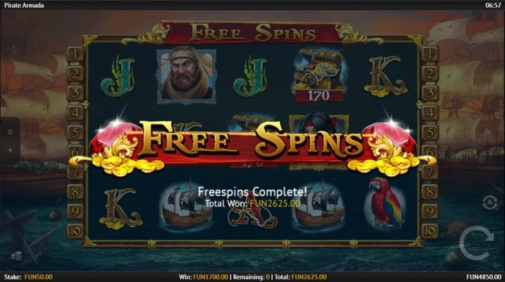 Total Free Spins Payout