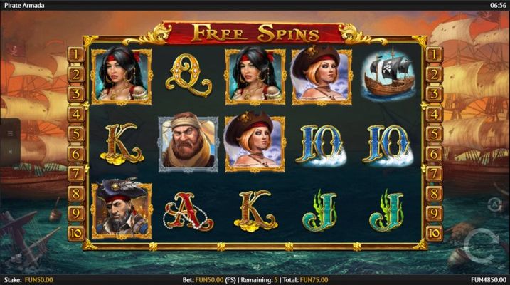 Free Spins Game Board