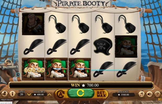 Pirate Booty :: Multiple winning paylines