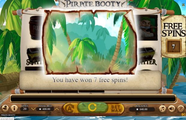 Pirate Booty :: 7 Free Spins Awarded