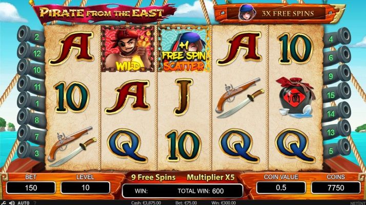 Free Spins Game Board