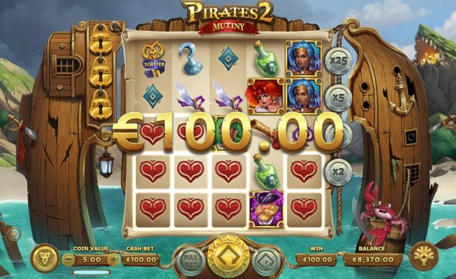 Pirates 2 Mutiny :: Multiple winning combinations