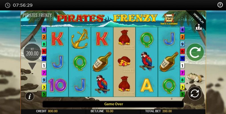 Pirates' Frenzy :: Main Game Board