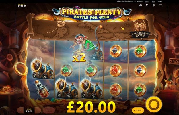 Pirates' Plenty Battle for Gold :: Wild Monkey feature triggered