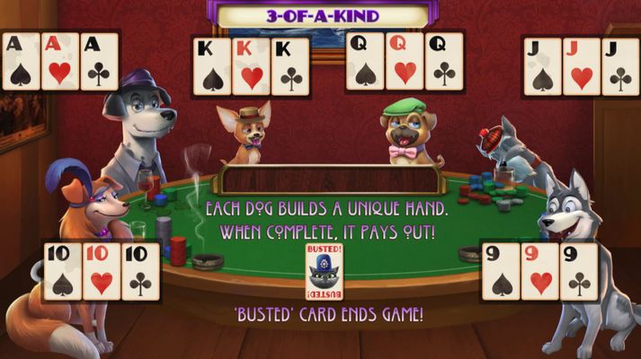 Poker Dogs :: Bonus Game Board