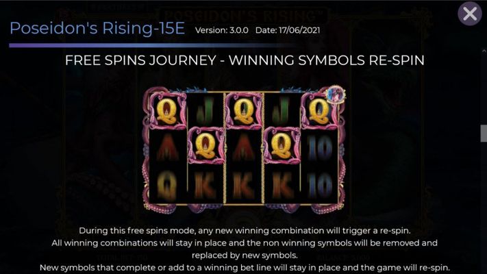 Free Spin Feature - Winning Symbols Re-Spin