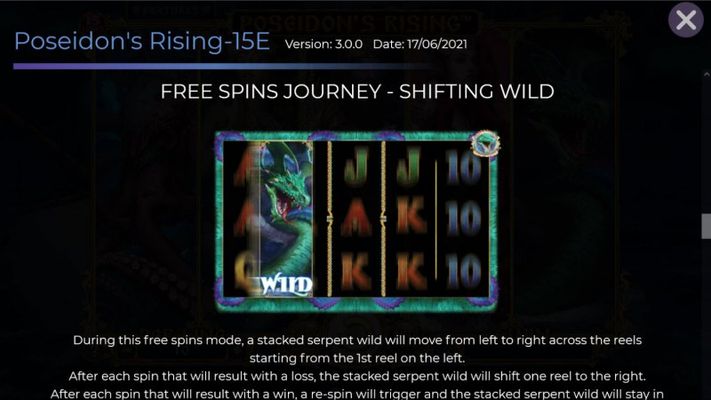 Free Spin Feature - Shifting Wild