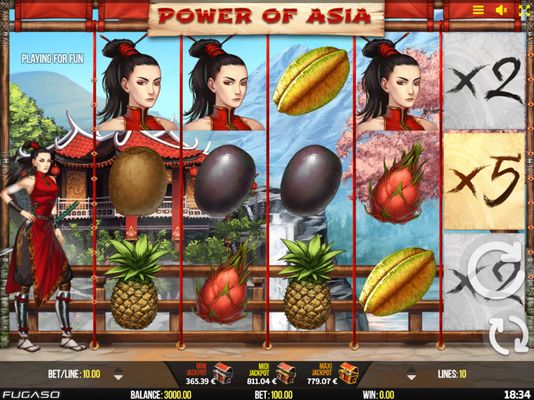 Power of Asia :: Main Game Board