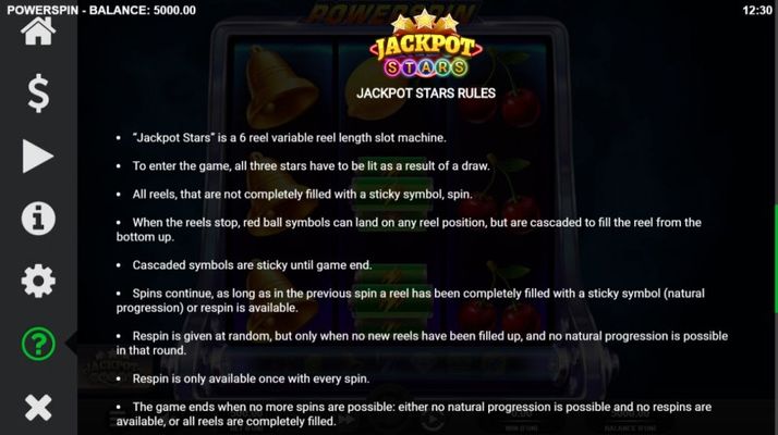 Jackpot Rules