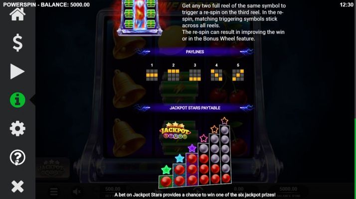 Powerspin :: Jackpot Rules