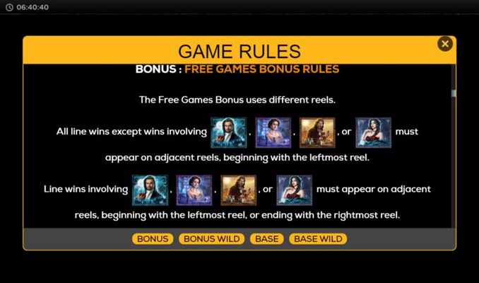 Free Spin Feature Rules