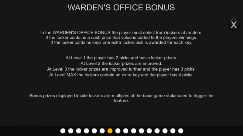 Wardens Office Bonus