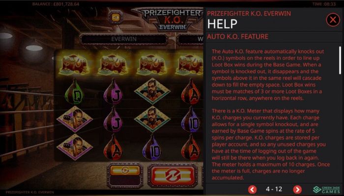 Prizefighter K.O. :: Feature Rules