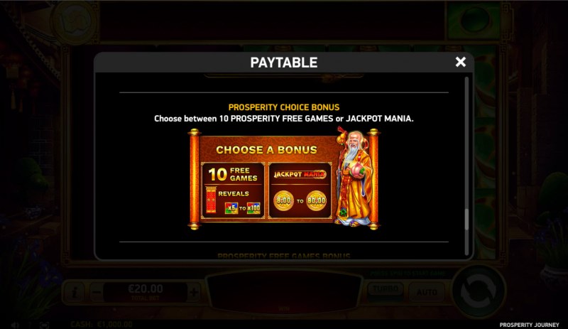 Prosperity Journey :: Choice Bonus