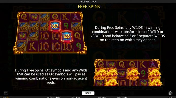 Prosperity Ox :: Free Spins Rules