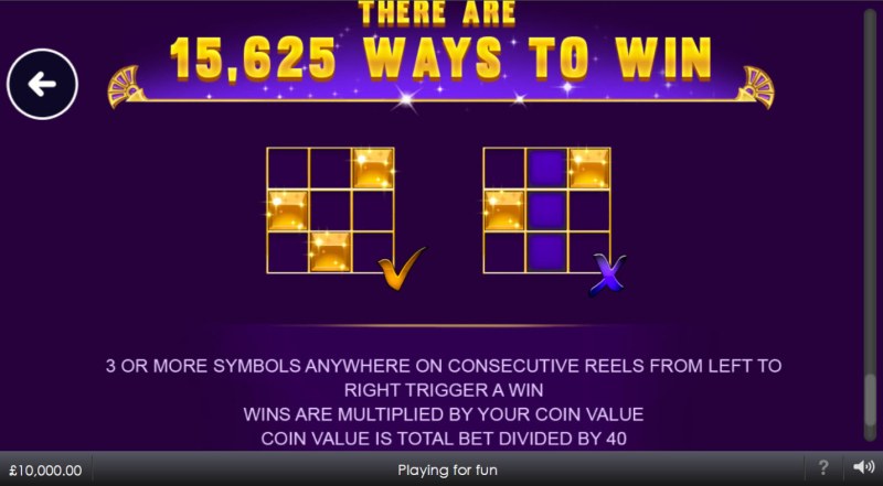 Up to 15625 Ways to Win