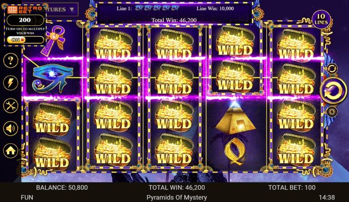 Multiple winning paylines