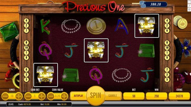 3 scatters triggers bonus game