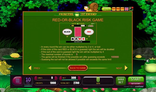 Red-Or-Black Risk Game Rules