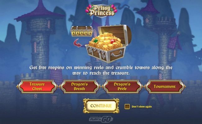 Get free respins on winning reels and crumble towers along the way to reach the treasure.