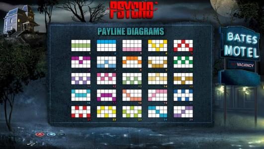 Payline Diagrams 1-25