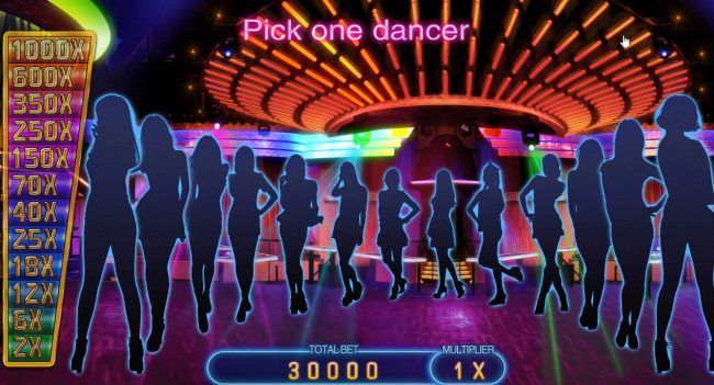 Pick a girl and reveal a prize multiplier