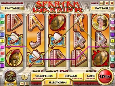 multiple winning paylines triggers a $175 jackpot