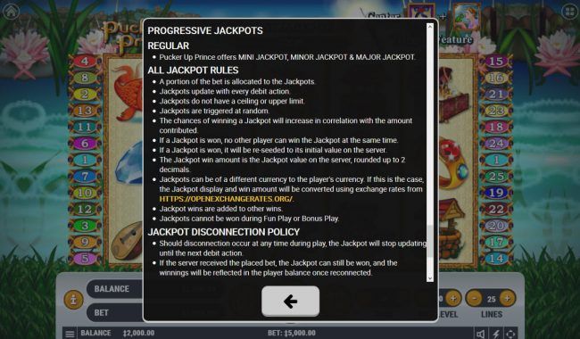 Progressive Jackpot Rules