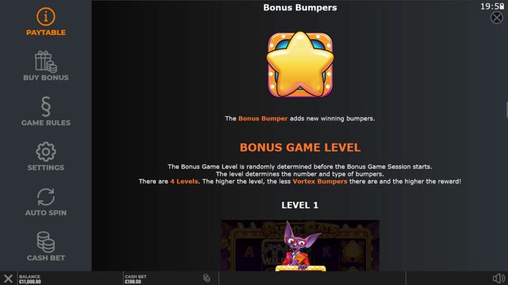Bonus Game Level