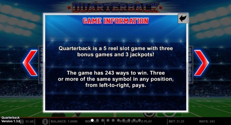 Quarterback :: General Game Rules