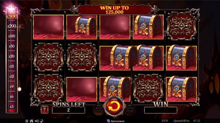 Queen of Fire :: Bonus Game Screen