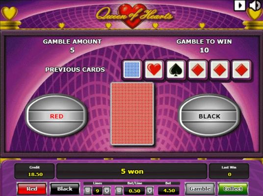 Red or Black Gamble Feature