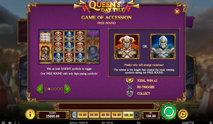 Queen's Day Tilt :: Game of Accession Free Round