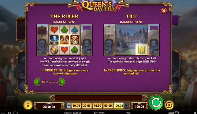 Queen's Day Tilt :: Feature Rules