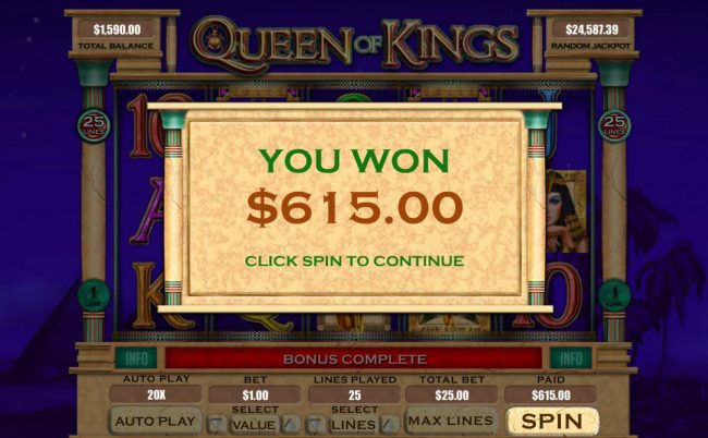 Total Free Spins Payout