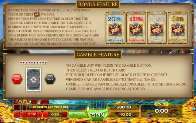 Bonus Feature Rules