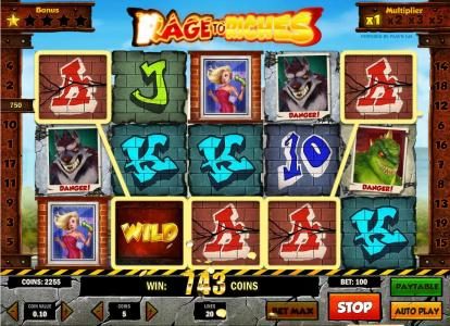 five of a kind triggers a 750 coin jackpot