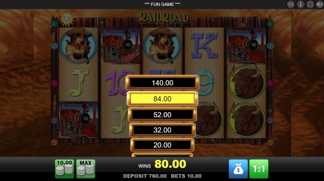 Ladder Gamble Feature Game Board