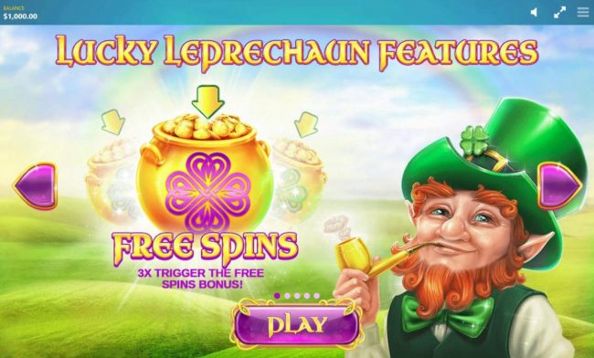 Free Spins - 3x trigger the free spins bonus.